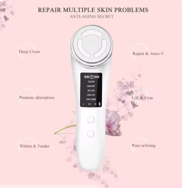 MASAJEADOR FACIAL SKIN LED + serum flower