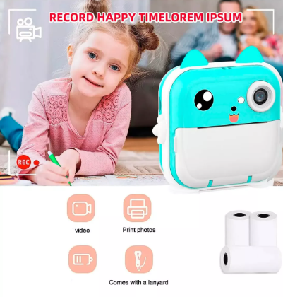 Mini impresora Portatil con Cámara