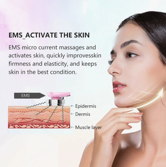 MASAJEADOR FACIAL SKIN LED + serum flower