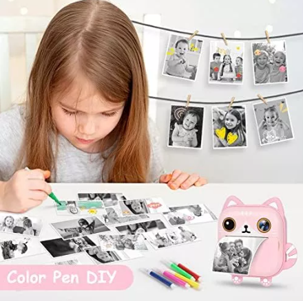 Mini impresora Portatil con Cámara