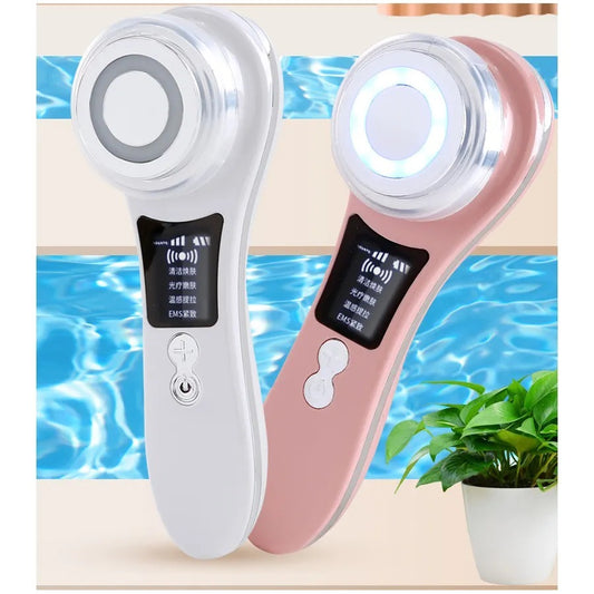 MASAJEADOR FACIAL SKIN LED + serum flower