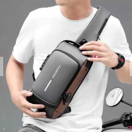 Bolso Bandolera Antirrobo Impermeable